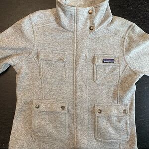 Patagonia Better Jacket Light Gray Snap-Button women’s large